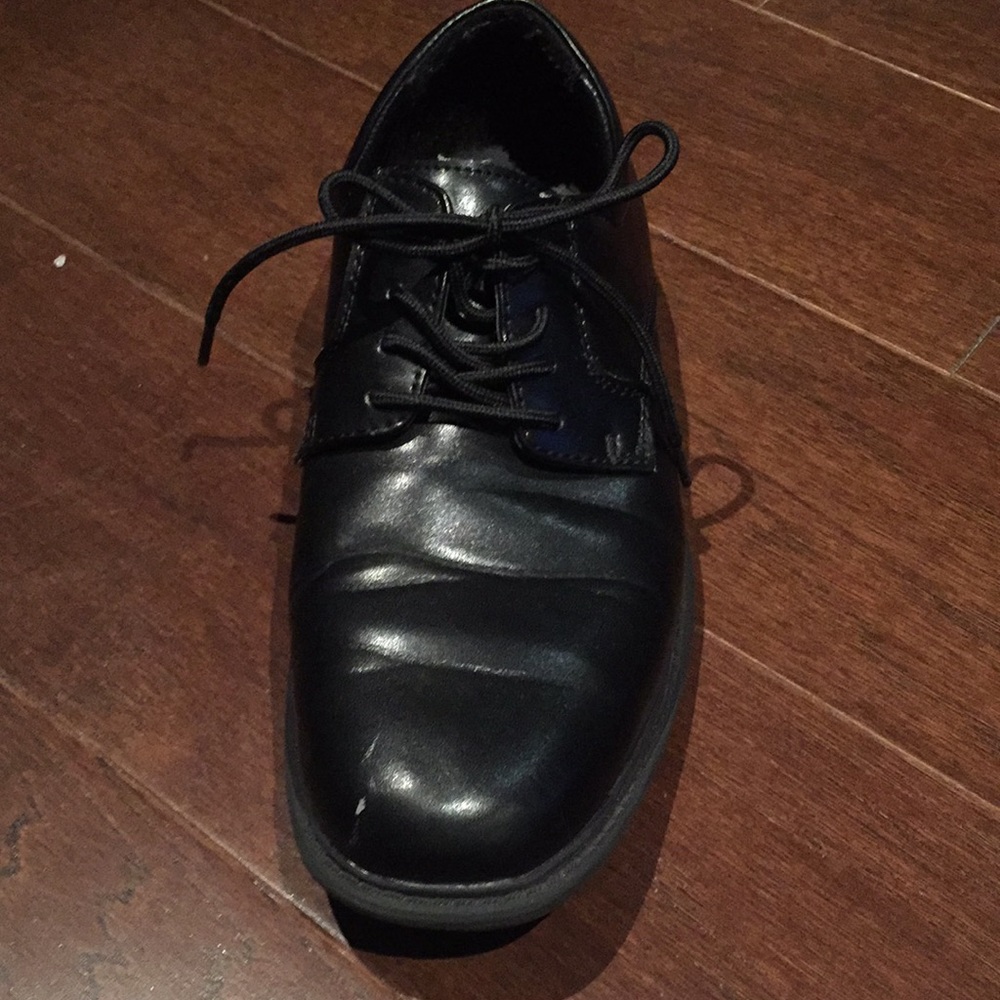 Stacy Adams Boy's Black Formal Shoes